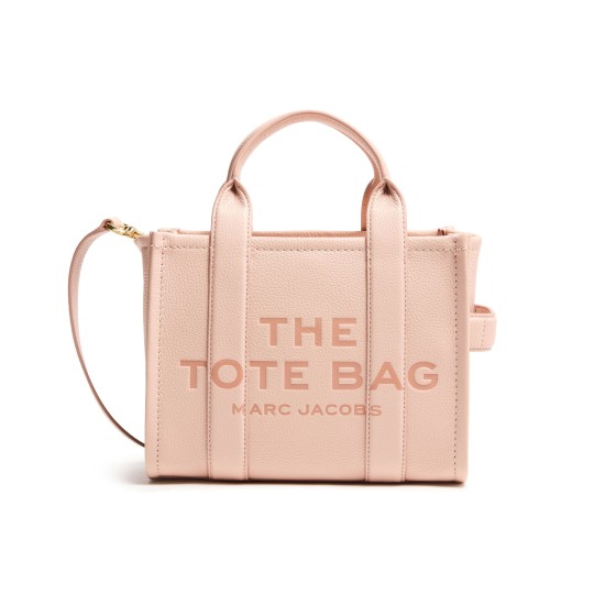 The Leather Small Tote Bag - pink