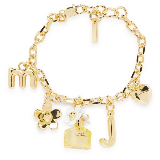 Daisy charm bracelet - Gold