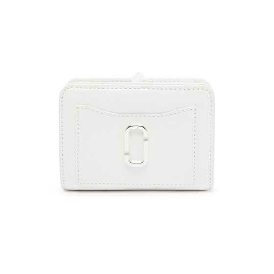 Mini compact wallet - white