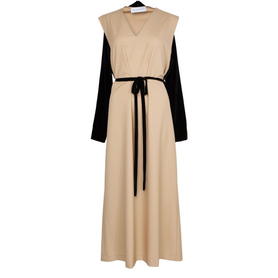 Chasuble dress evening - Black