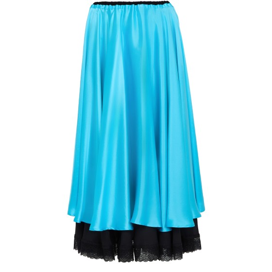 Double skirt dress - Black