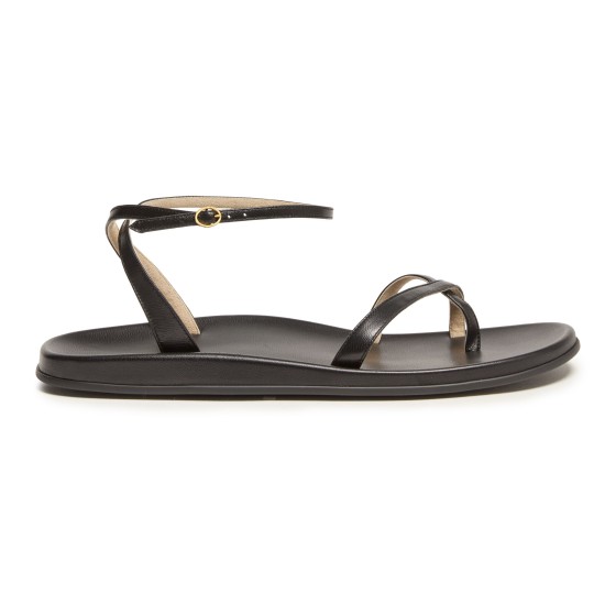 Hugh ankle strap sandals - Black