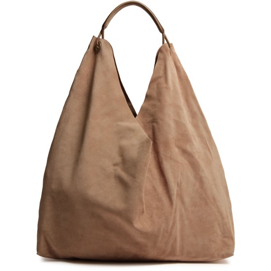 Bindle Three bag in suede - Beige