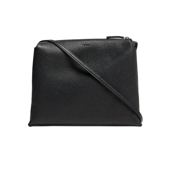 Nu Twin leather crossbody bag - Black
