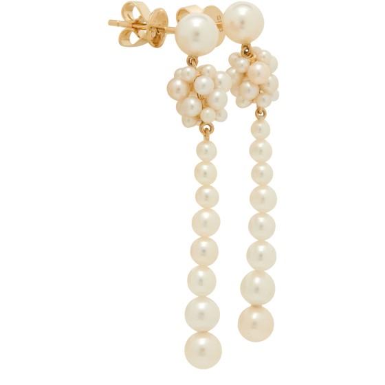 Colonna Perle Pearl Earrings - Gold