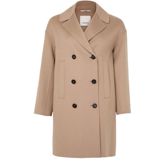 Double-breasted coat - brown