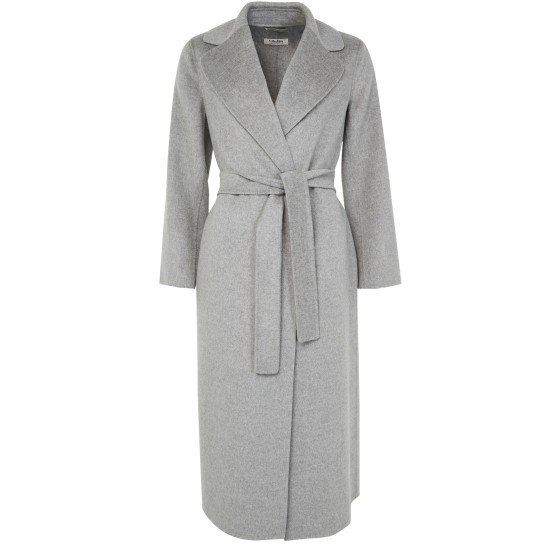 Paola belted coat - Silver