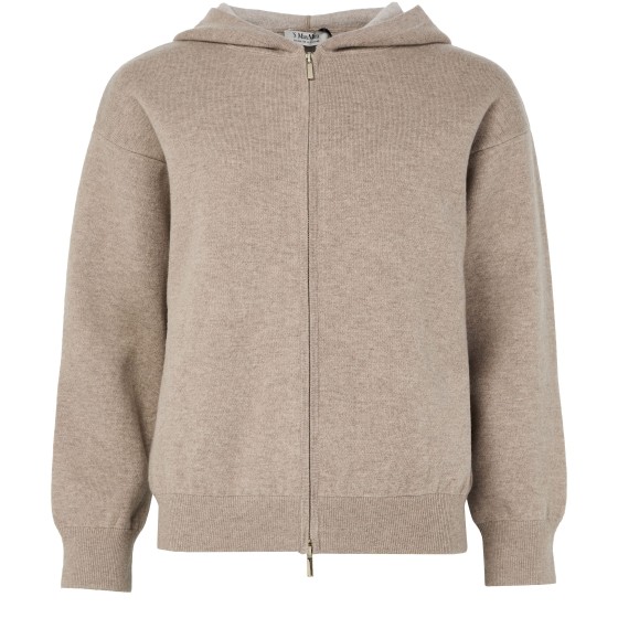 Kurt zipped sweatshirt - brown