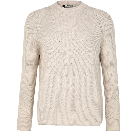 Molveno round neck sweater - white