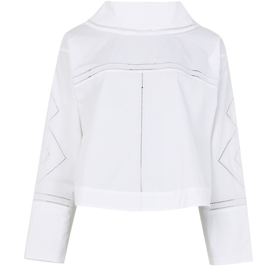 Guillemette long-sleeved shirt - white