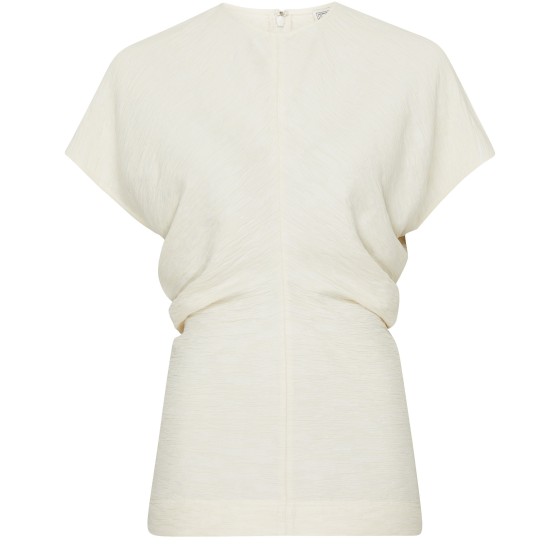 Loose-waist top - Off-white