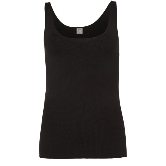 Knit tank top - Black