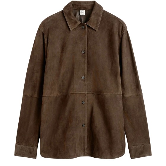 Soft suede overshirt - Black