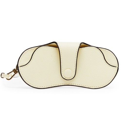 Leather spectacle case - Beige