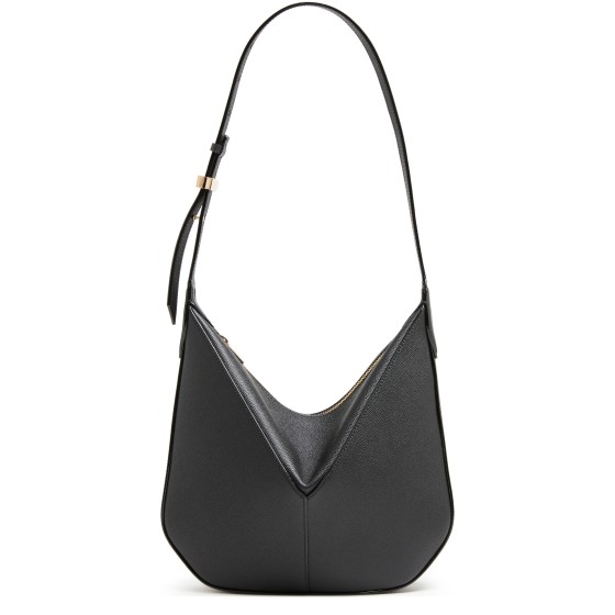 Vivi Mini Crescent Bag - Black