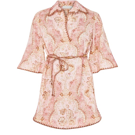 Daylight mini tunic dress - pink