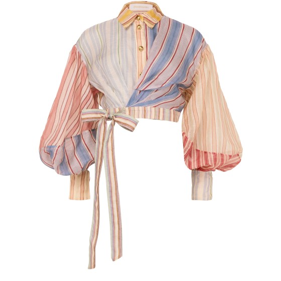 Rebellion striped blouse - Colorful