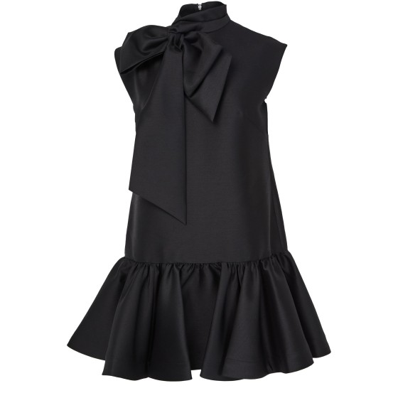 Hypnotic bow mini dress - Black