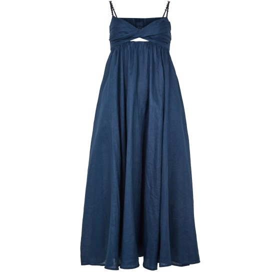 Ascension twist front dress - Blue